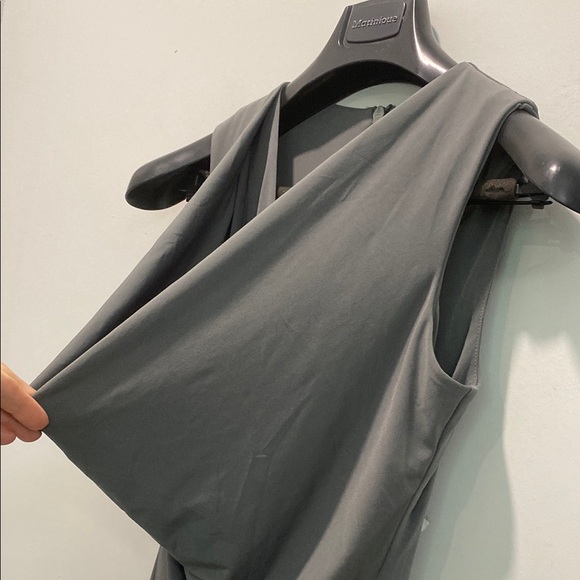 Nookie Green Sleeveless Dress Bodycon Cowl Neck Midi Size medium - Picture 7 of 13